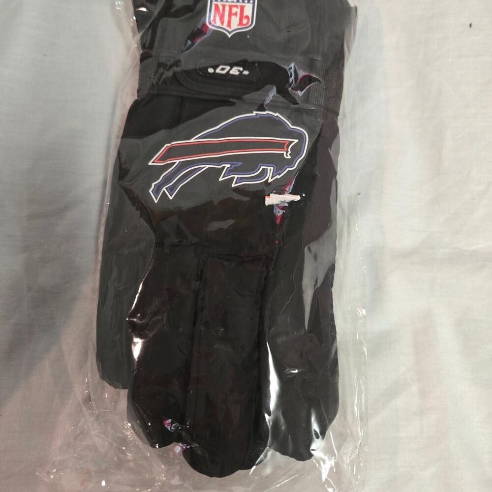 Nfl Men's Black Gloves
